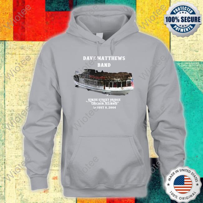 DMB Poop Boat Shirt Dave Matthews Band Poop Boat Kinzie Dtreer Bridge Chicago Illinois August 8 2004 T Shirt
