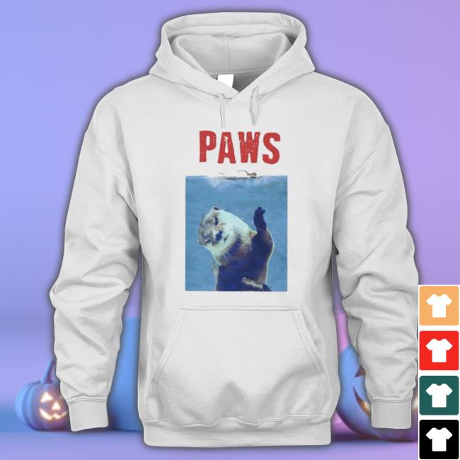 Official Jaws Paws Otter Shirts Official Jaws Paws Otter Sweatshirt