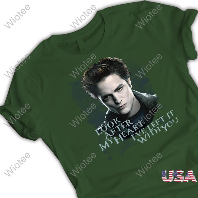 Look After My Heart I've Left It With You Shirt The Twilight Saga Look After My Heart I've Left It With You T Shirt Lionsgate Shop