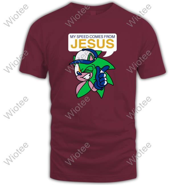 Official My Speed Comes From Jesus Black Hoodie Shirt