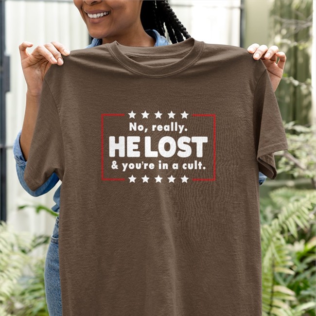 No Really He Lost & You're In A Cult Hoodies Mr Q Of Maine