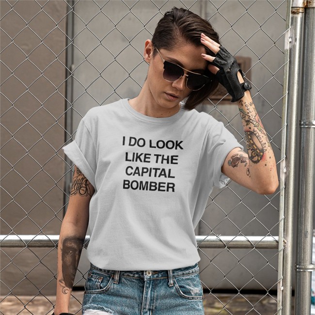 I Do Look Like The Capital Bomber T Shirt Marjorie Taylor Greene Brown Eyed Susan I Do Look Like The Capital Bomber T Shirt