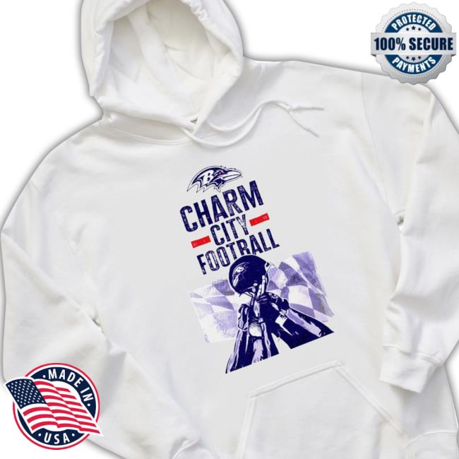 Baltimore Ravens A Charm City Football Hoodie Baltimore Ravens A Charm City Football Crewneck Sweatshirt