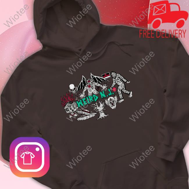 Taylor Pork Roll Weird NJ Pullover Long Sleeve Tee Shirt Weird NJ Pullover Hoodie