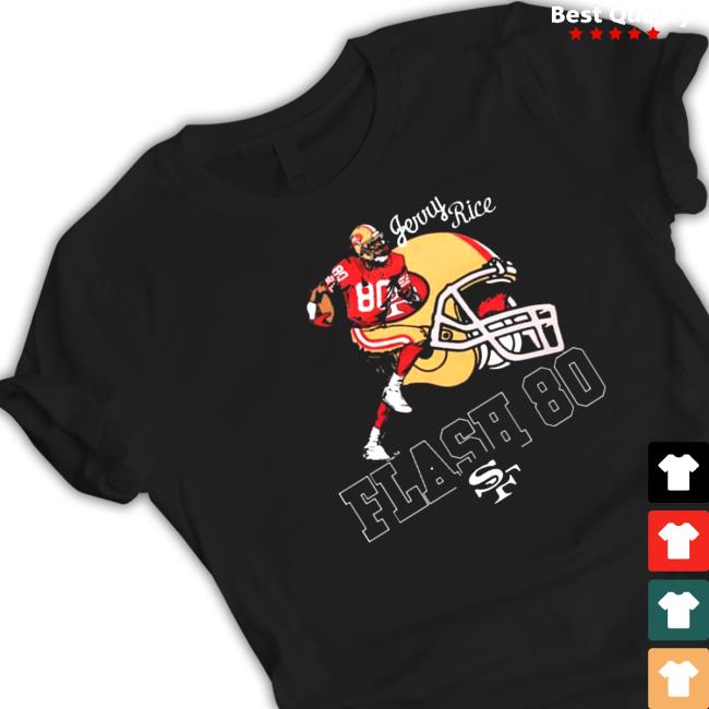 Homage 49ers Jerry Rice Flash 80 T-Shirt