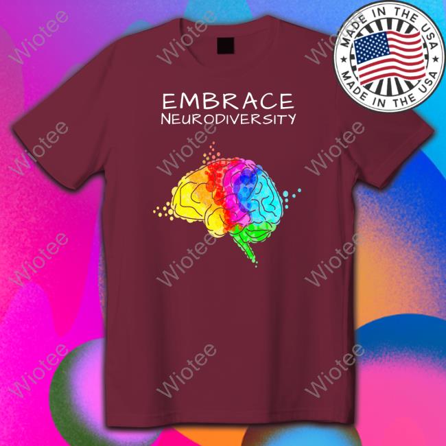 White Embrace Neurodiversity Limited Edition Sweatshirt Official White Embrace Neurodiversity Hooded Sweatshirt Wholesome Memes