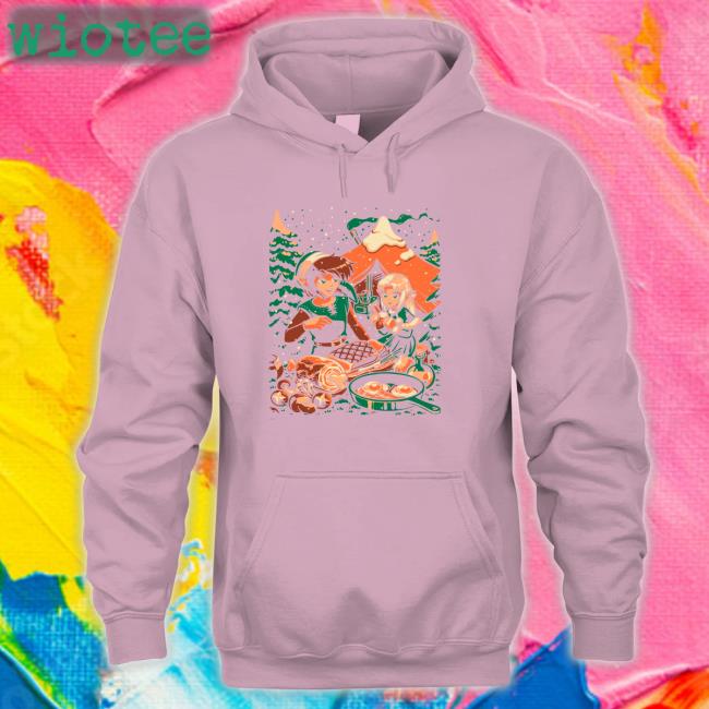 The Yetee Shop Winter Camping Hooded Sweatshirt By ixelEyeBat Wario64 The Yetee Shop Winter Camping T Shirt By ixelEyeBat Wario64