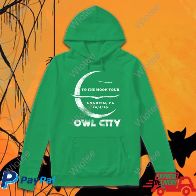 To The Moon Tour Anaheim Tee Shirt Official Owl City To The Moon Tour Anaheim Shirts