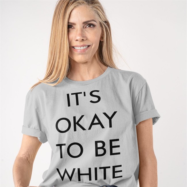 Customon Merch Rocam54 It's Okay To Be White Shirt Customon Merch It's Okay To Be White Shirt Rocam54