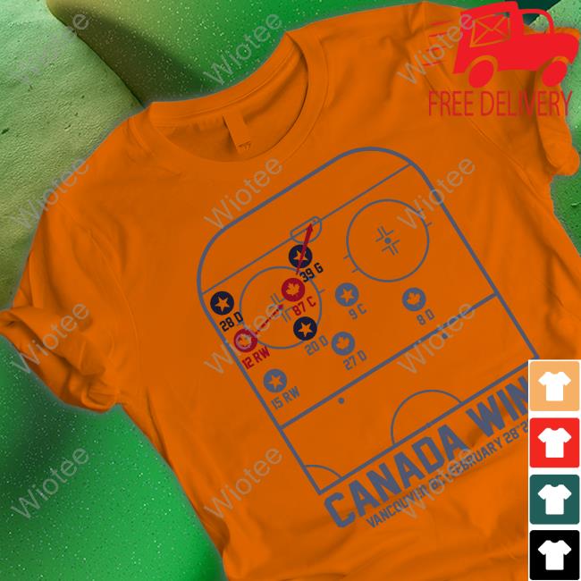 Canada Wins T Shirt Hitthepost Official Roots Merch Canada Wins Hockey T Shirt