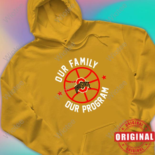 Our Family Our Program Ohio State Tee LeBron James Our Family Our Program Ohio State Hoodie