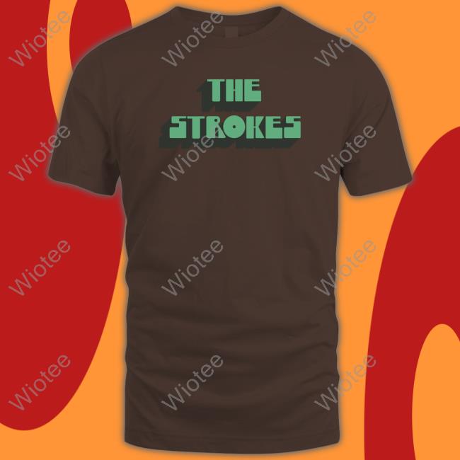 The Strokes Tee Shirt Vintage Text Shirt