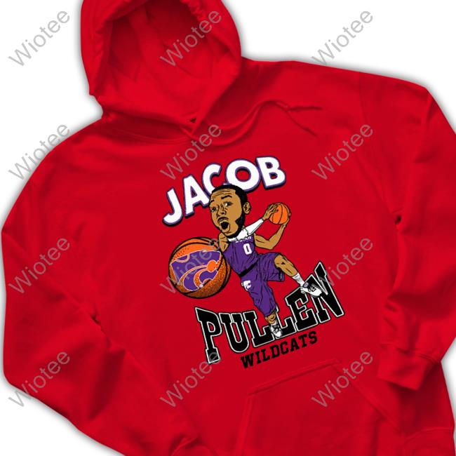 Jacob Pullen K-State Wildcats Caricature T-Shirt Rally House Official Jacob Pullen K-State Wildcats Caricature Sweatshirt Rally House