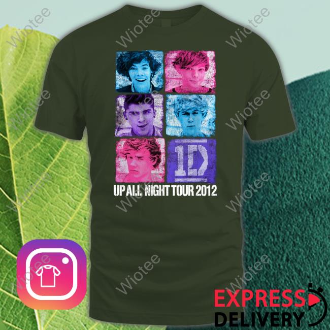 Official Harry Styles One Direction Up All Night Tour 2012 Shirt