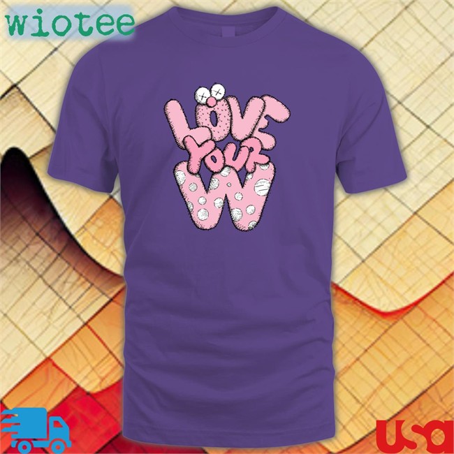 Love Your W Long Sleeve Tee White Thehobiprint Bts J-Hope Love Your W Tee Shirt Thehobiprint