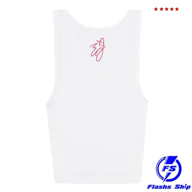 Ella Langley Choosin' Texas Ribbed Tank Print Logo