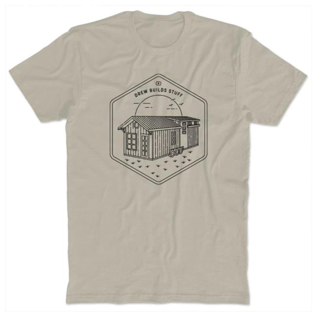 Drew Builds Stuff Merch Dbs Tiny House Hoodie