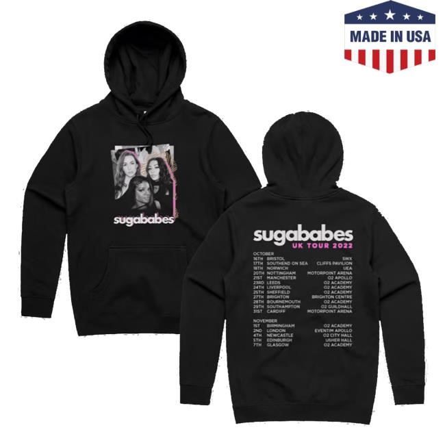 Sugababes Photo Collage Uk 2022 Hoodie Sugababes Merch