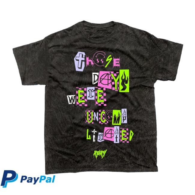 RØRY Those Days Were Uncomplicated Shirt Roxanne Emery Merch