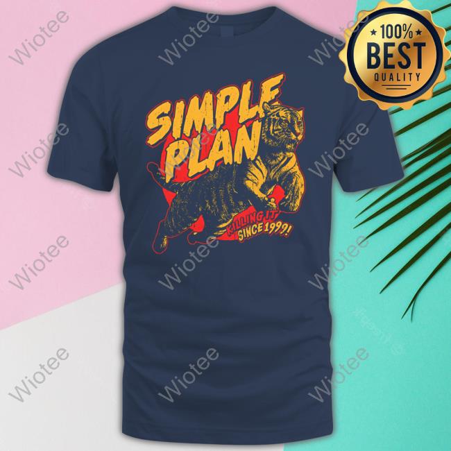 Official Simple Plan Store Merch Tiger 1999 Tee