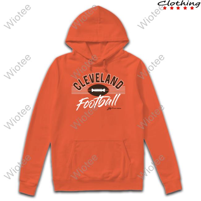 Official Gv Artwork Cleveland Bone Football Shirt Official Gv Artwork Cleveland Bone Football Shirts