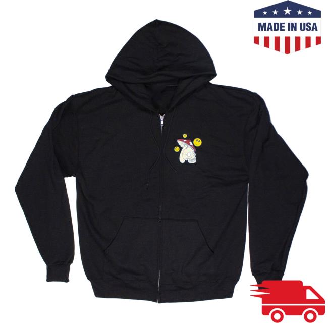 Slinger Apparel Store Shop Spiritual Advisor Champion Zip Up Crew neck Black Pyroscopic