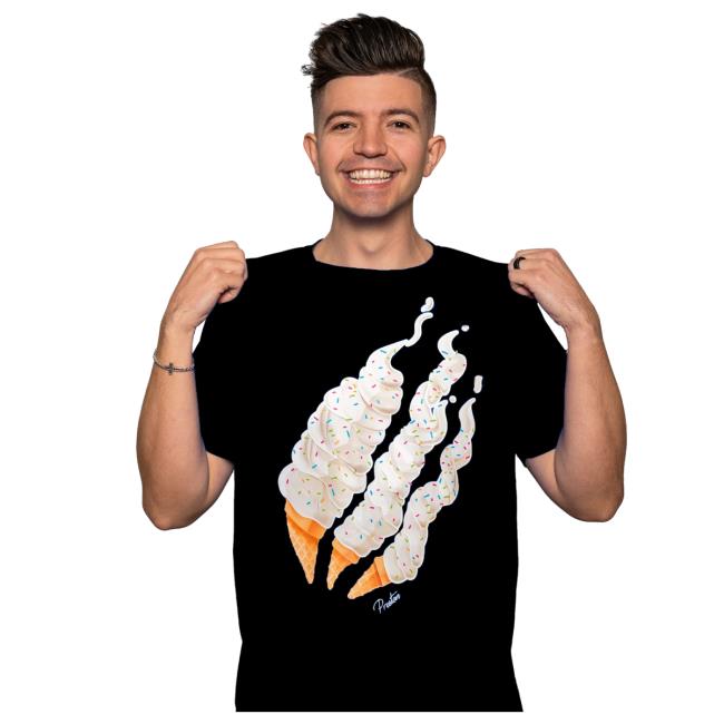 Official Preston Playz Black Ice Cream Shirt