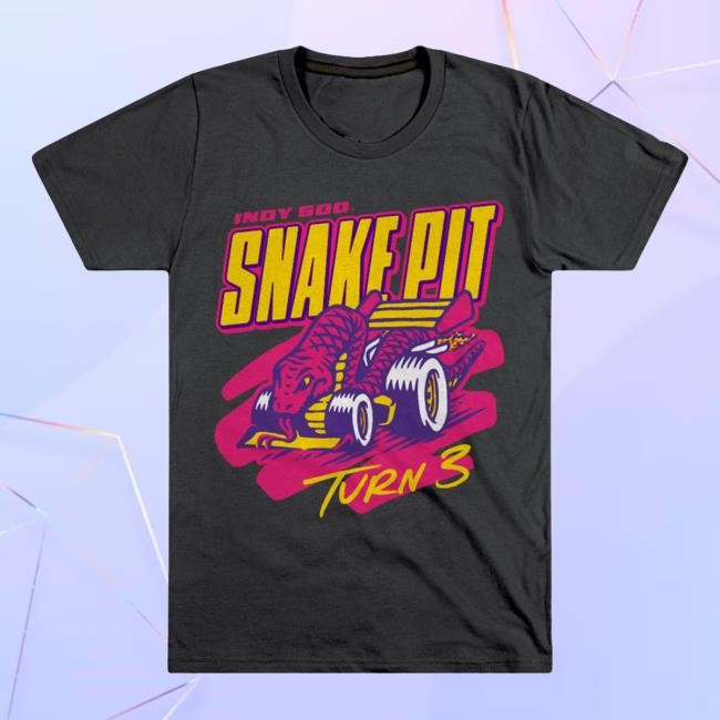 Indy 500 Official Store Merch Homefield Snake Pit Short Sleeve Tee Indy 500 Official Store Merch Homefield Snake Pit Tees