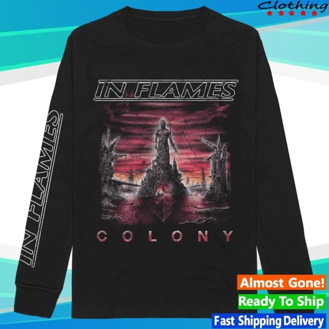 In Flames Colony Long Sleeve Shirt In Flames Merch Shop