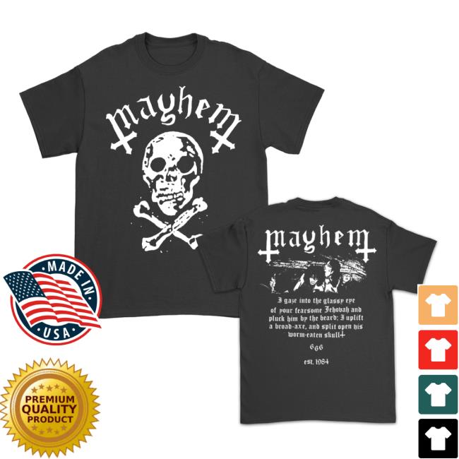 Official Mayhem Kings Road Est. 1984 Skull Shirt New