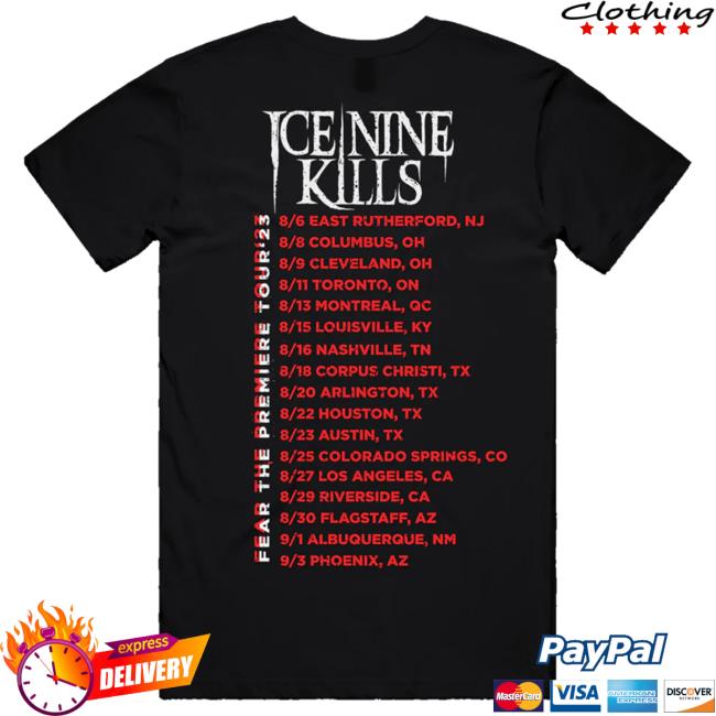 Official Ink Merch Store Ice Nine Kills Silence The Critics Attractive Shirt Official Ink Merch Store Ice Nine Kills Silence The Critics New Shirt