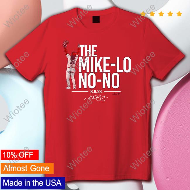 Official Bryson Stott Wearing Breakingt Merch Michael Lorenzen The Mike-Lo No-No Shirt