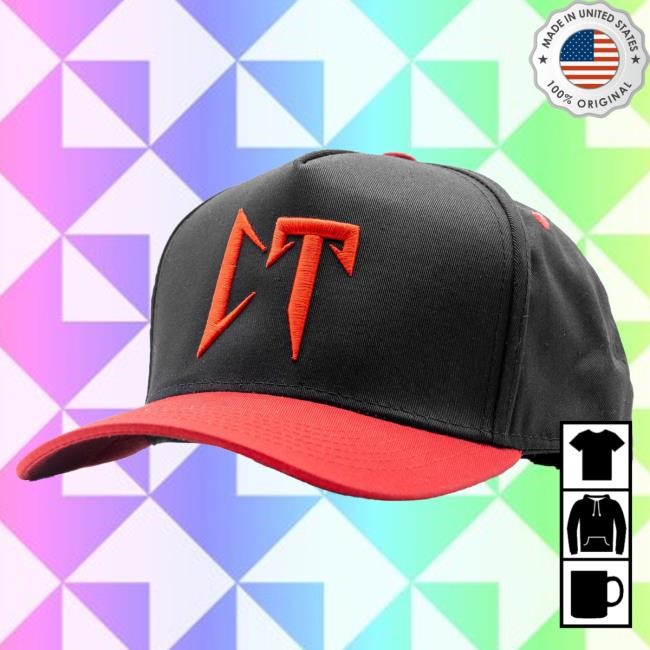 Official Edicion Especial Merch Store Corridos Tumbados CT Hat (Black/Red) Cap