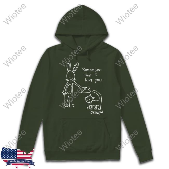 Kimya Dawson Remember That I Love You Black T Shirt