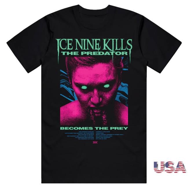 Official Ice Nine Kills Merch Store The Predator Attractive Shirt Ink Merch IceNineKills