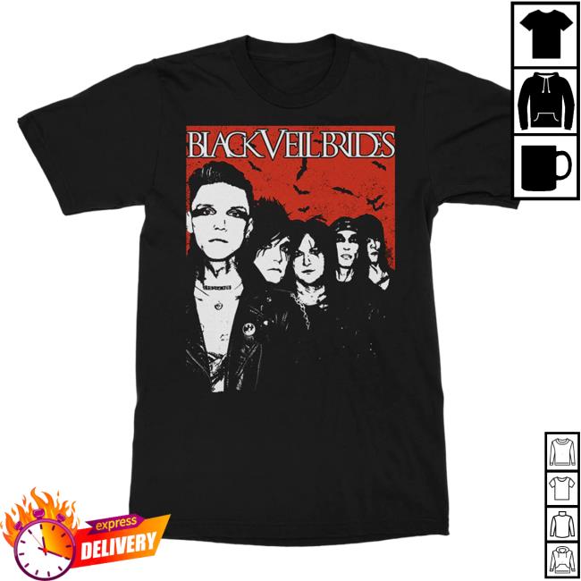 Official Black Veil Brides Merch Store Black Veil Brides Saints Of The Blood Tee Black Veil Brides Clothing Shop