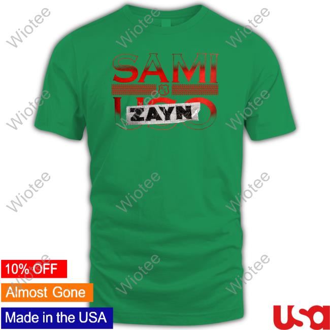 Official Sami Uso Zayn Long Sleeve Tee Sami Uso Zayn Tee Shirt