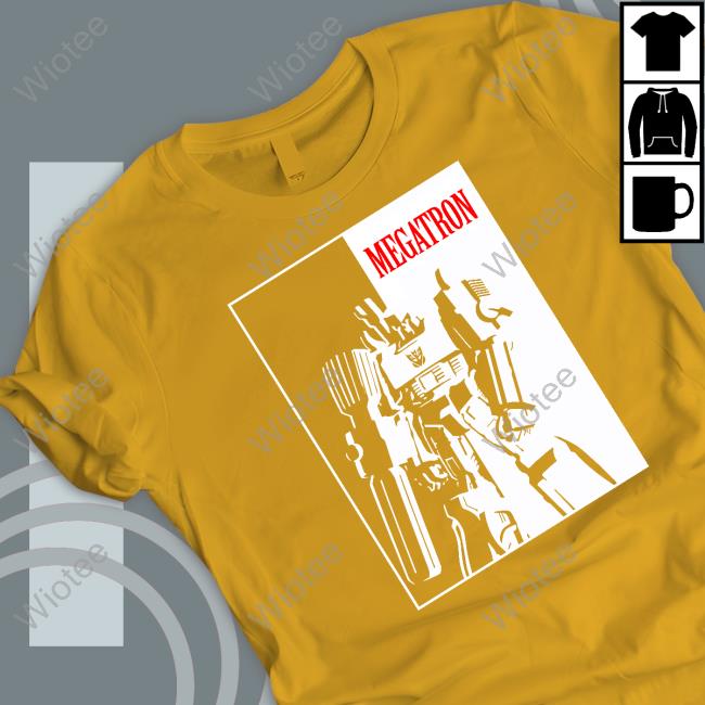 Official Megatron Transformers Scarface Tee Shirt Jongnic Bontemps Megatron Transformers Scarface Hoodie