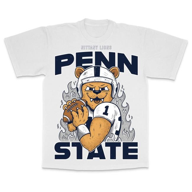 Official Kiwiclo Nittany Lion Mascot Tshirt Navy