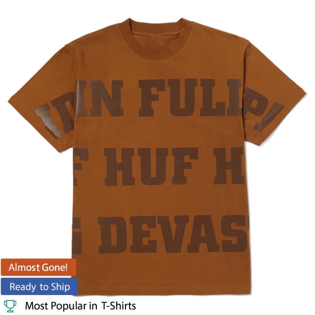 Official Huf Live Large New Shirt Rubber