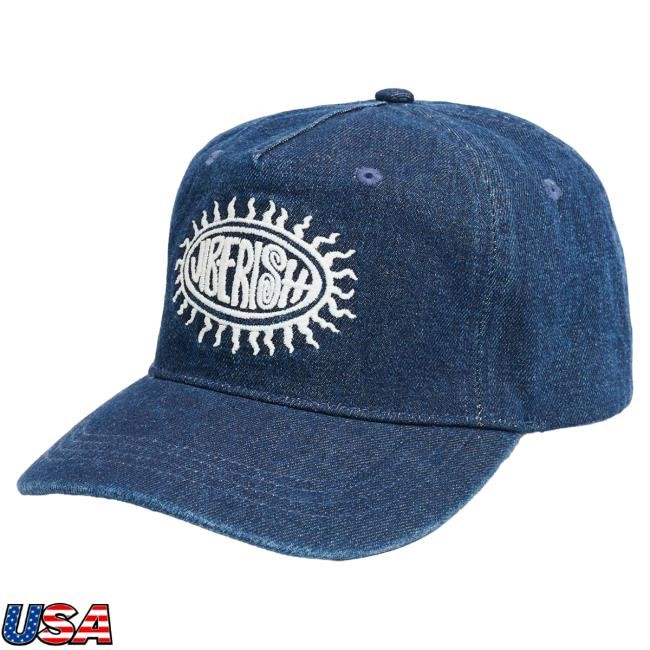 Official Jiberish Clothing Jiberish Daystar Denim 5-Panel Dark Indigo Cap Official Jiberish Clothing Jiberish Daystar Denim 5-Panel Dark Indigo Hat