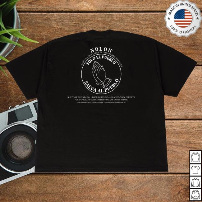 Official Willy Chavarria Solo El Pueblo Salva Al Pueblo Tee Black New Shirt