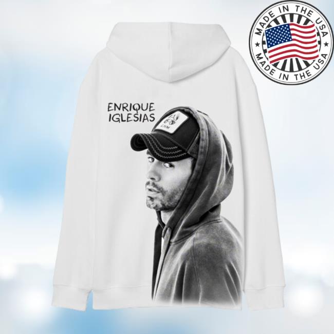 Official Portrait Enrique Iglesias Zip Up Sweaters Official Portrait Enrique Iglesias Zip Up Crewneck