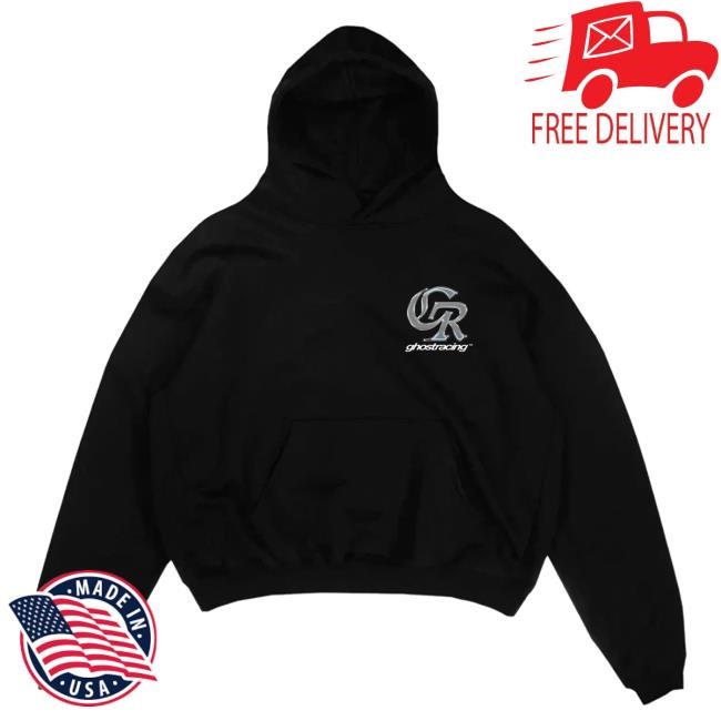 Official Ghost Racing Clothing Gr Chrome Hoody - Black Official Ghost Racing Clothing Gr Chrome Hoodies - Black