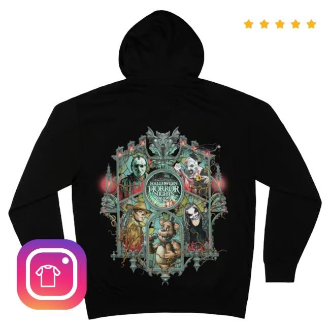 Official Halloween Horror Nights 2025 Key Art Adult Hooded Sweatshirt Official Halloween Horror Nights 2025 Key Art Adult Hoody