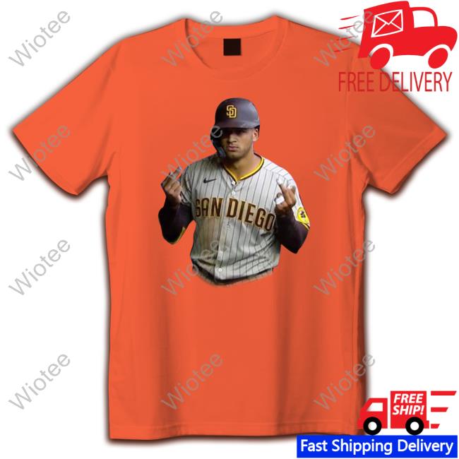 Official Trent Grisham Fuck You Tee Grish Flipping Someone Off Official Fernando Tatís Jr Wearing Trent Grisham Fuck You Shirts