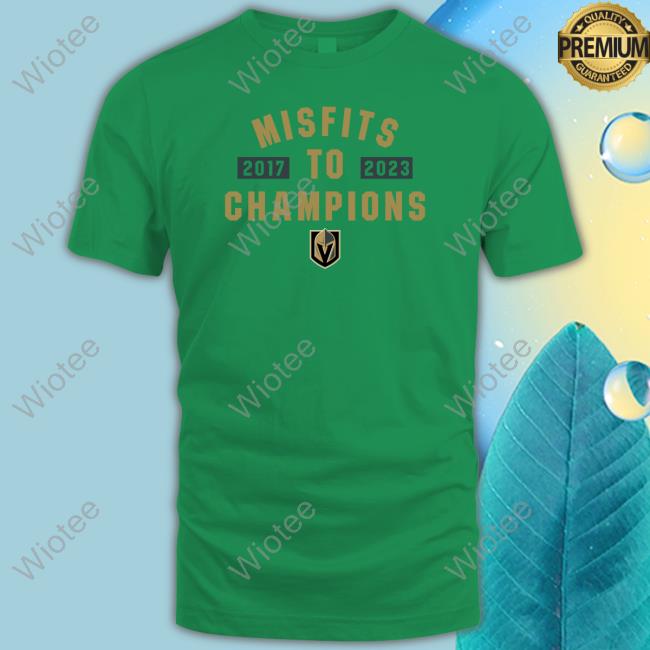 Misfits To Champions Tee Vegas Golden Knights Merch Vegas Golden Knights Breaking T Misfits To Champions Crewneck Sweatshirt