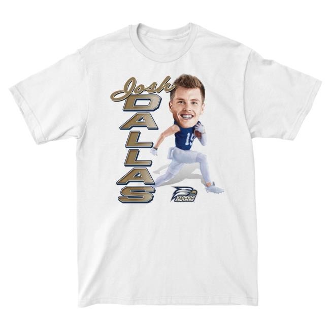 Official NIL Georgia Southern White Caricature Hooded Sweatshirt GeorgiaSouthern