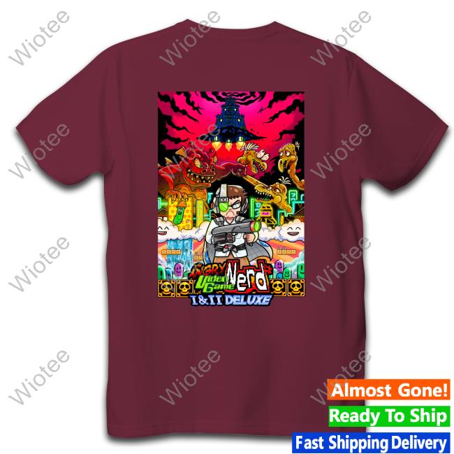 Official Retroware Shop Merch AVGN 1 & 2 Deluxe Premium T-Shirts Retroware Shop Merch AVGN 1 & 2 Deluxe Premium Tee Shirt