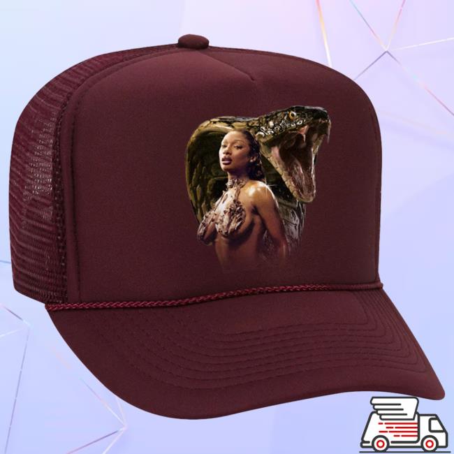 Official Megan Thee Stallion Merch Store Cobra Twill Snapback Burgundy Megan Thee Stallion Clothing Shop MeganTheeStallion